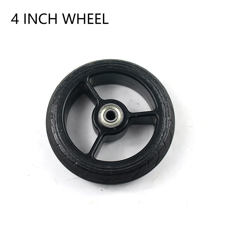 high quality 4 inch solid wheel for Explosion proof wear resistance  tyre  rElectric Scooter Smart Mobility   tire