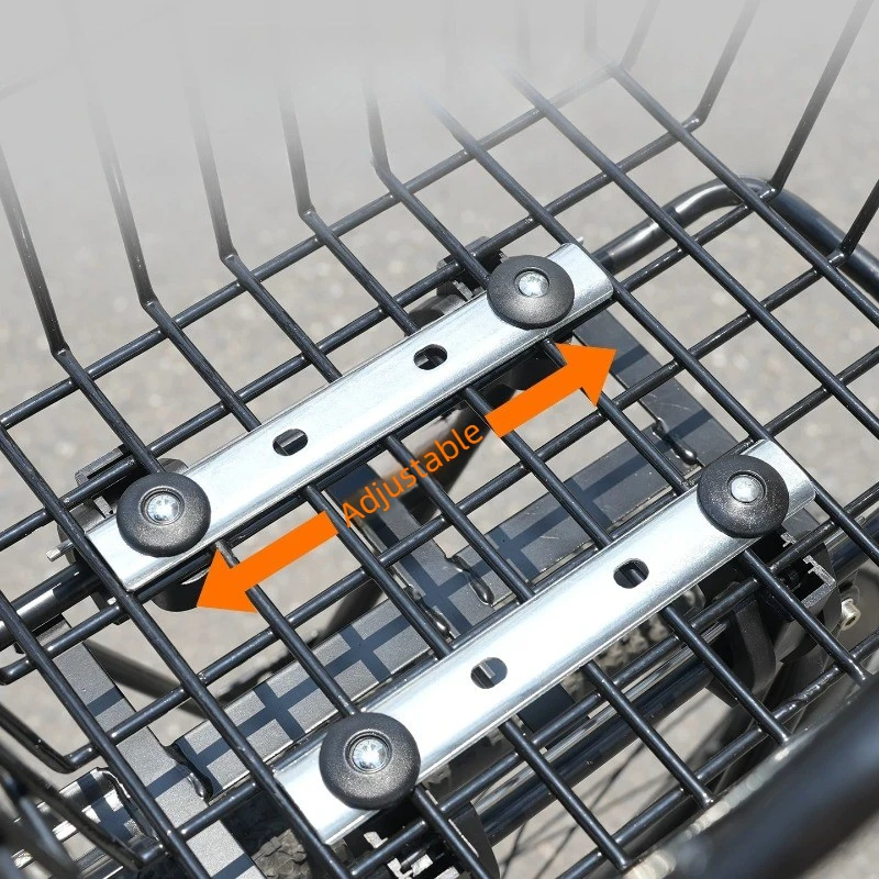 Bicycle Luggage Carrier Fixed Bracket Rear Rack Quick Release Fitting Grid Frame Mount Buckle Anti Shake Reinforced Accessories