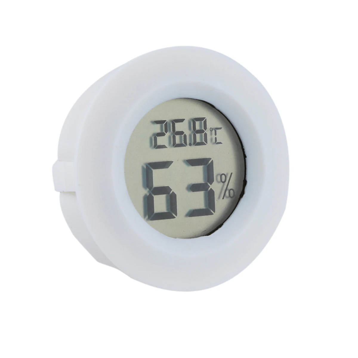 

Digital Mini Hygrometer Thermometer LCD Humidity Temperature Meter White Display +/- +/-5% Hygrothermograph Indoor Monitoring