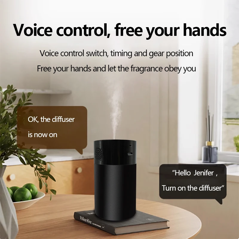 Smart Car Essential Oil Diffuser With Remote Control Aroma Scent Machine CE ROHS Certified Air Freshener Aroma Diffuser