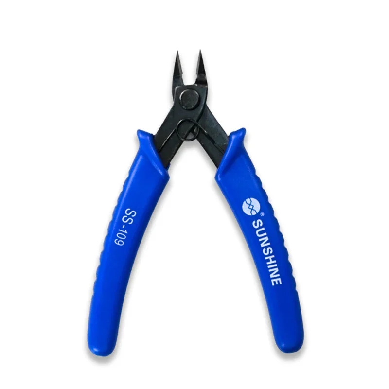 SUNSHINE SS-109 Mini Diagonal Plier Wire Cut Line Stripping Multitool Stripper Knife Crimper Crimping Repair Tools Cutter Cable