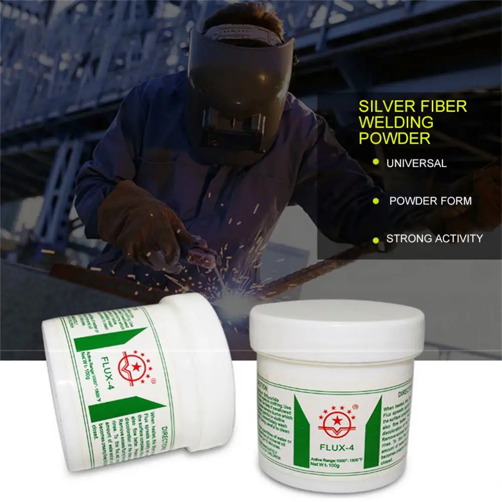 Silver  Flux 500 ℃ Melting Point Exquisite Canned Silver Brazing Powder Brazing Powders Industrial Supplies Soldering Paste Flux