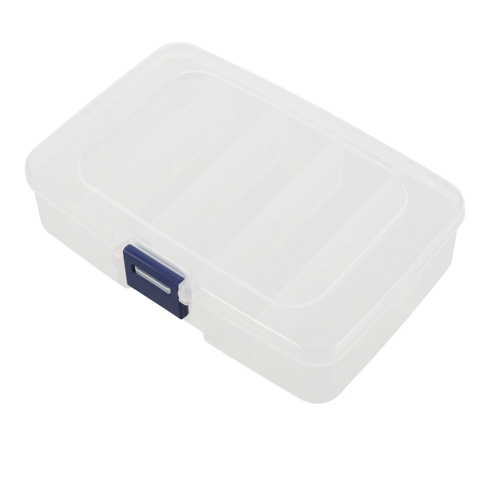 

Saw Blade Box Portable Saw Blade Box 5 Compartments Transparent PP Material Portable Tool Case Hardware Container