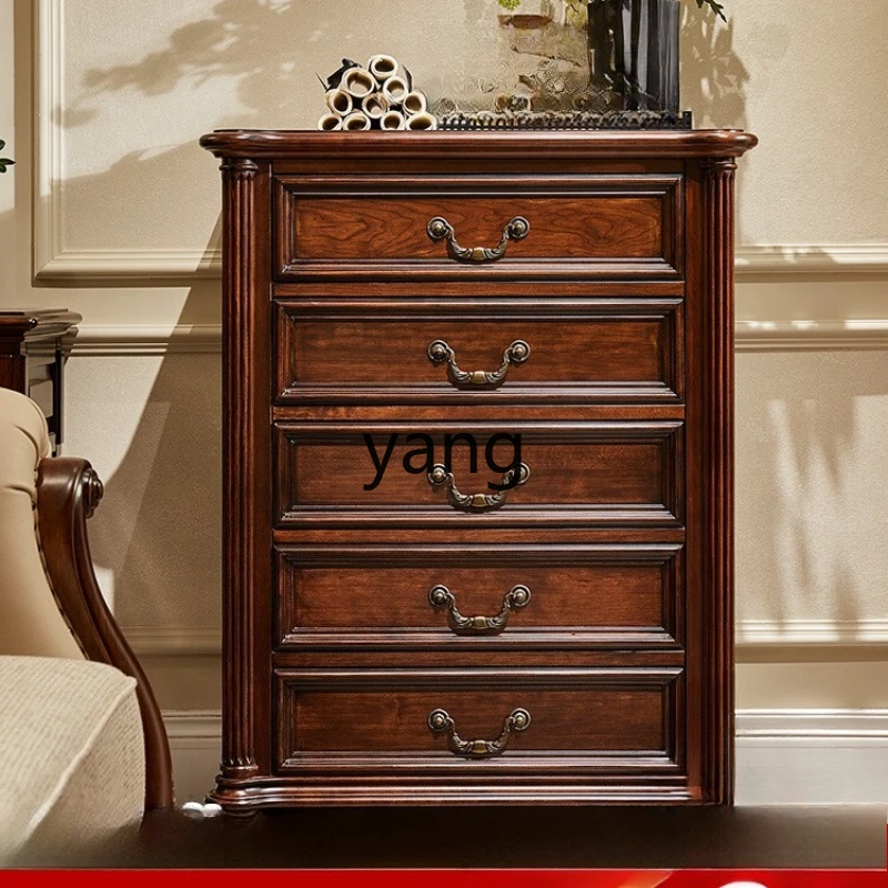 

LH All solid wood chest of drawers, storage cabinet, bedside cabinet