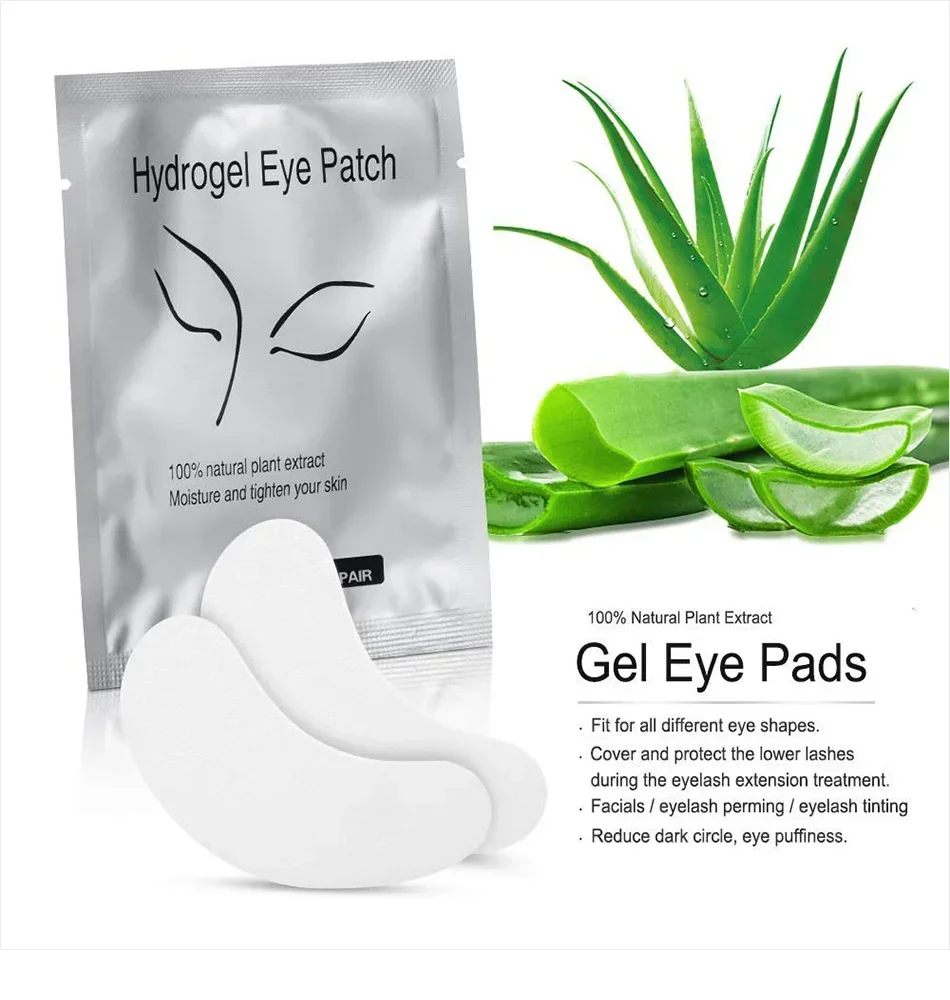 50/100 Paar Wimpern für Wimpernverlängerungen, Augenpads, Einweg-Patches unter den Wimpern, fusselfreie Aufkleber, Make-up-Wraps – Detail 7