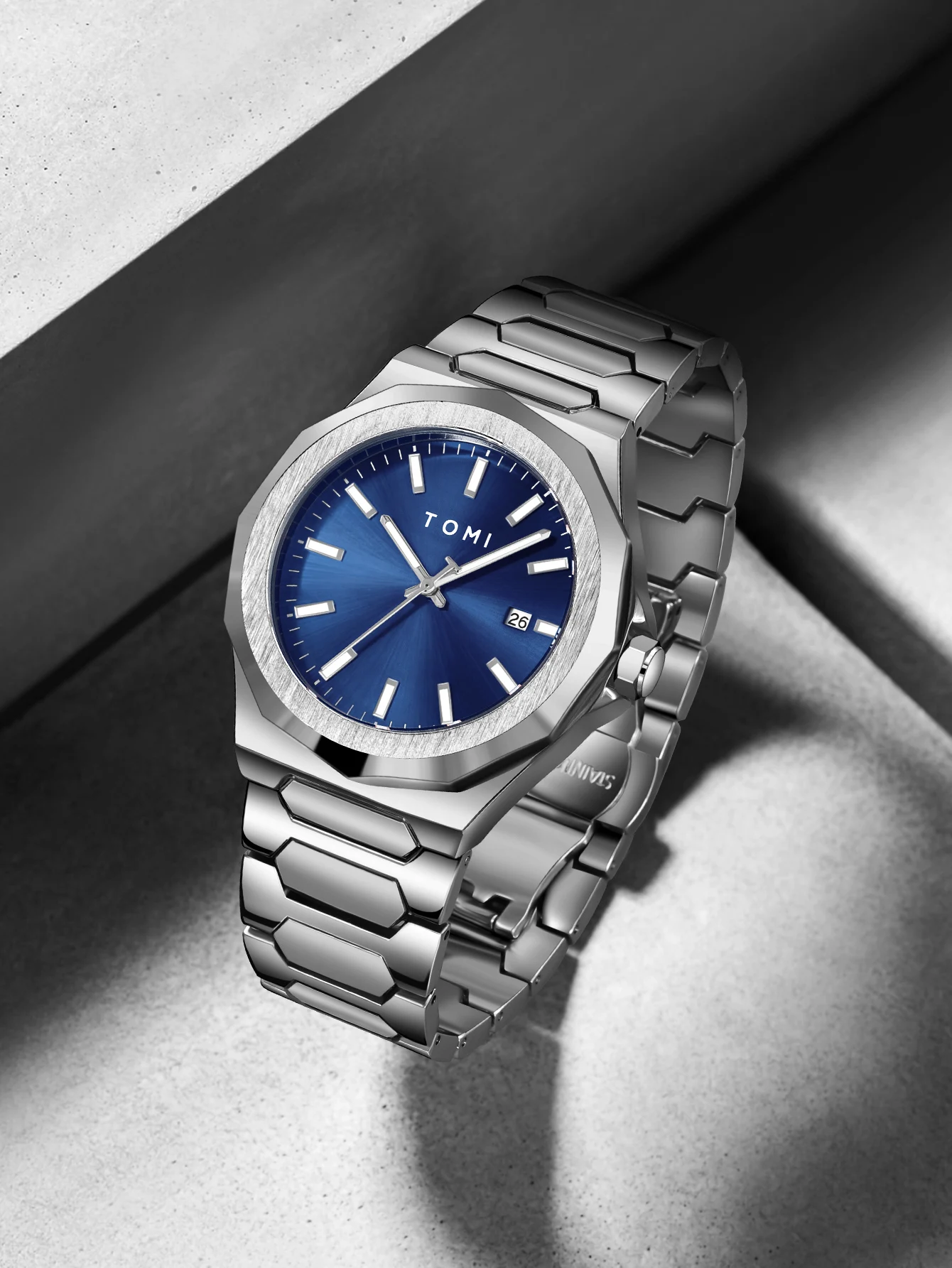 TOMI Luxus Business herren Uhr Geschenk Box Set Hohe Qualität Rose Gold Fall Einfache und Vielseitige Quarzuhr Relogio Masculino – Detail 14