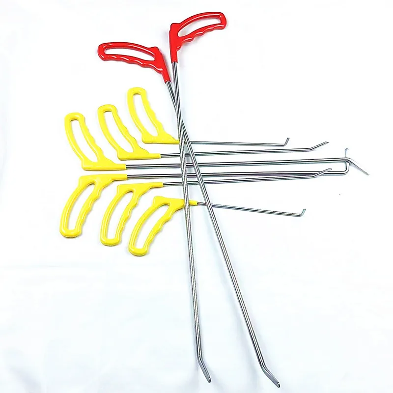 

Инструменты для ремонта вмятин автомобиля, набор из 7 предметов, маленькие крючки, запчасти для ремонта ямы, верхний крючок для вмятин, без дефектов, краска