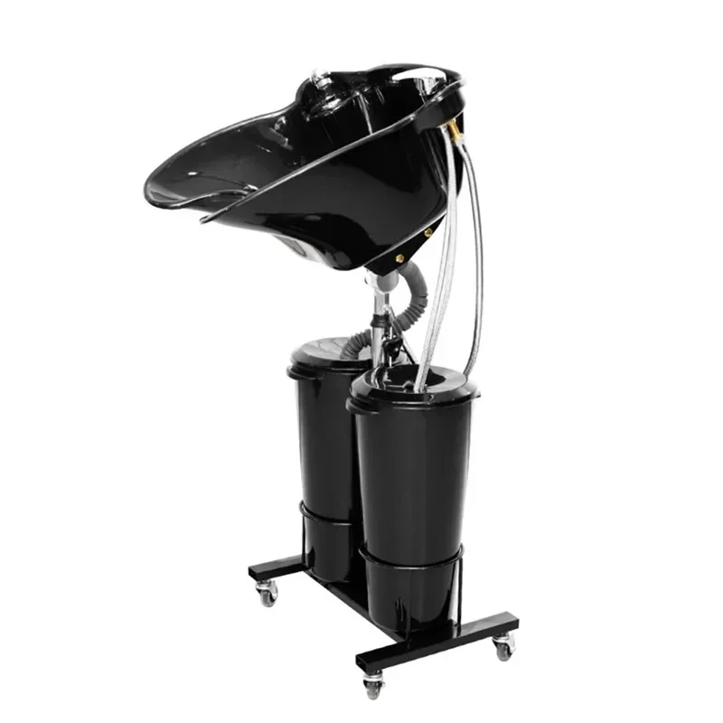 

Barber Shop Hair Wash Shower Sink Equipmen Thair Dressing Adjust Liftable Move Comfort Adult Luxury Lavacabezas Salon Furniture