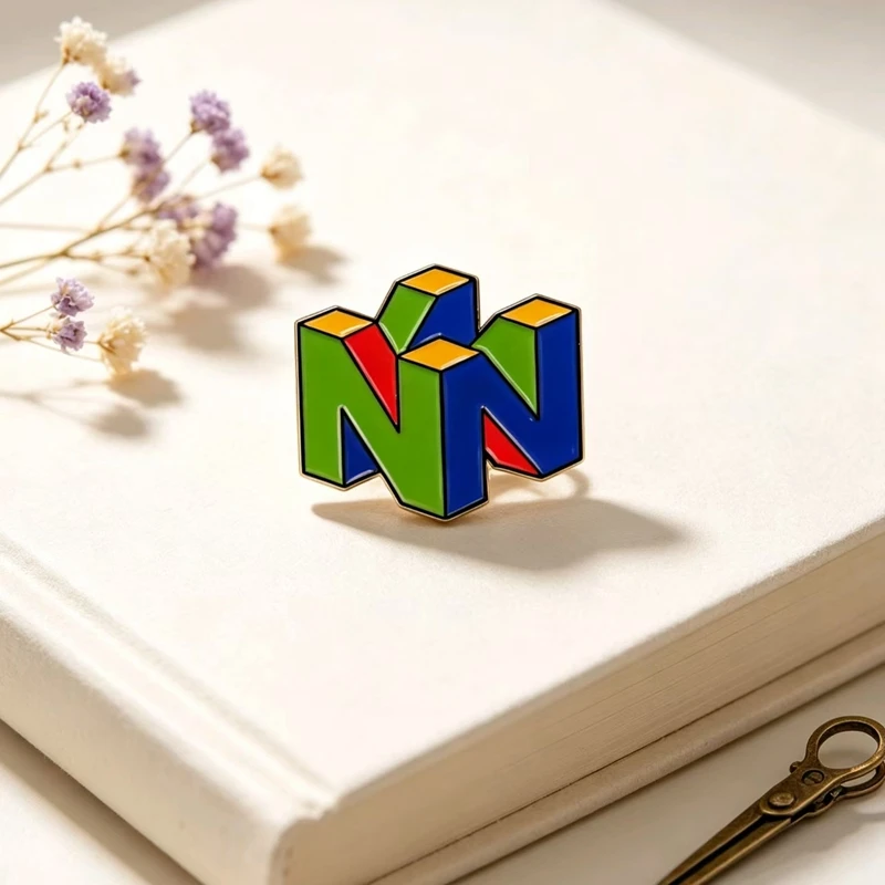 Retro Arcade Game Logo Emaille-Pins Broschen für Frauen Cartoon-Abzeichen für Rucksack Hut Dekoration Accessoires Anime Schmuck Geschenke – Detail 3