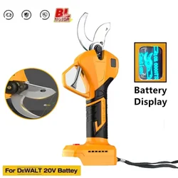 Fit for Dewalt 20V Battery Brushless Scissor Cordless Pruner Shears Electric Branches Cutter Pruning Garden Power Tools