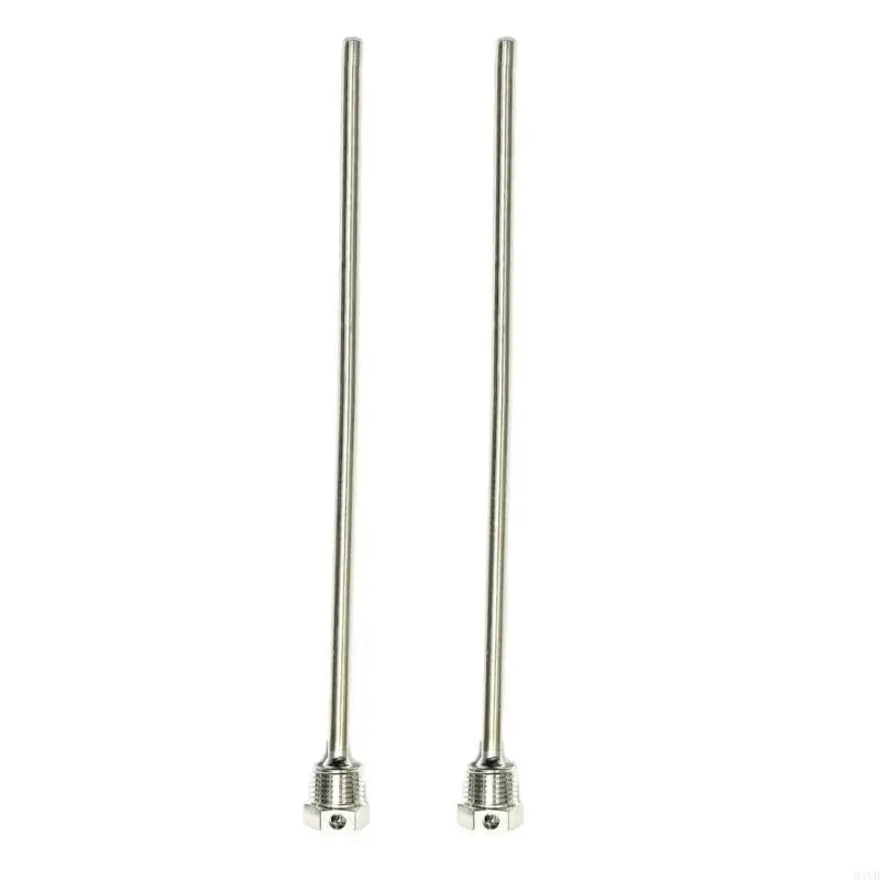 2pcs 50/100/300mmサーモウェルサーモ電配集いねじて、304ステンレス鋼G1/2ウェルドレスサーモウェルM4yd