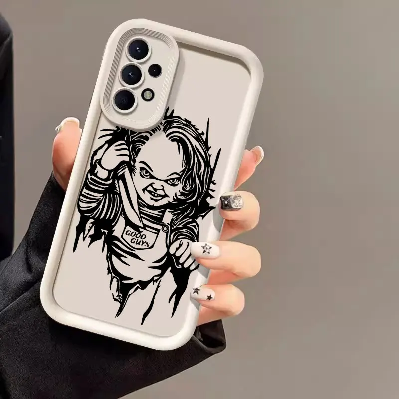 ChuckyS Doll Horror Case For Samsung Galaxy A55 A35 5G Cases A13 A54 A53 A52 A34 A33 A32 A21 A14 A23 A24 A12 A51 A71 Phone Cover