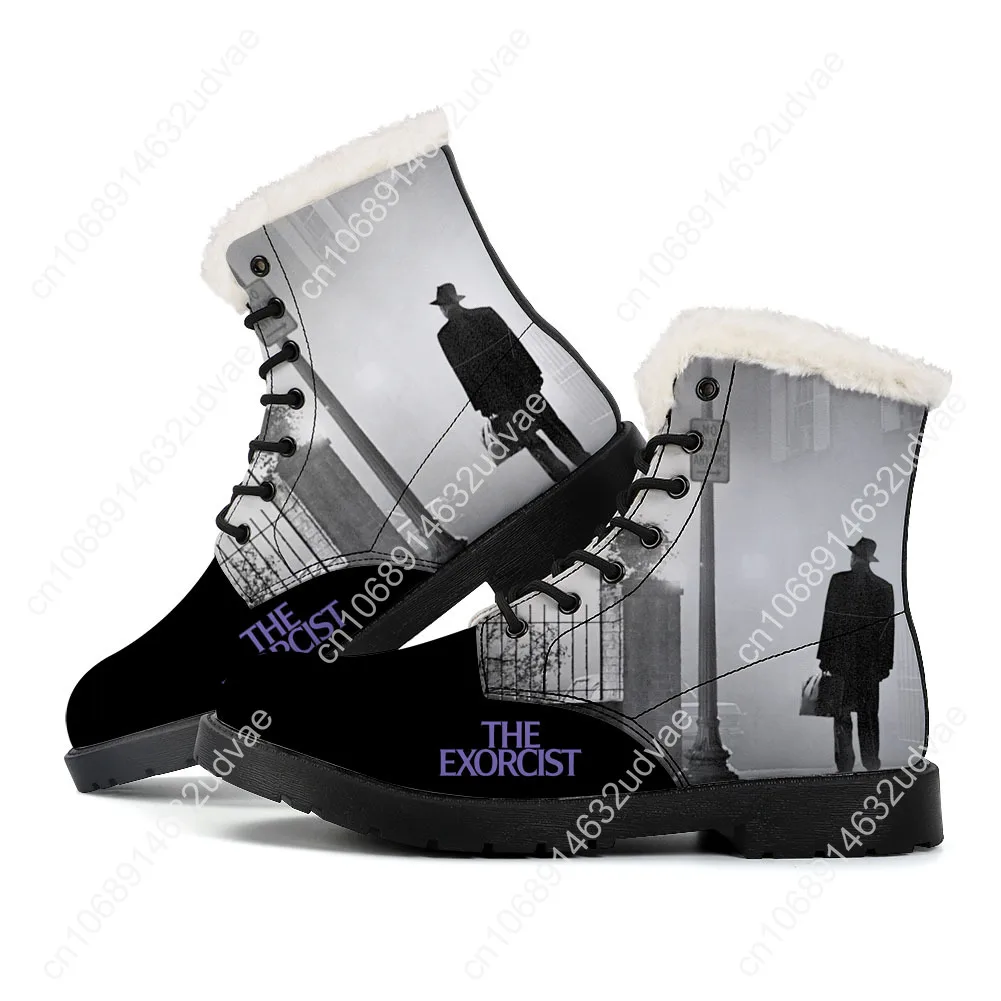 

The Exorcist Plush Boots Mens Womens Teenager Shoes Casual Boot Outdoor Light High Quality Print on Demand Customize Shoe