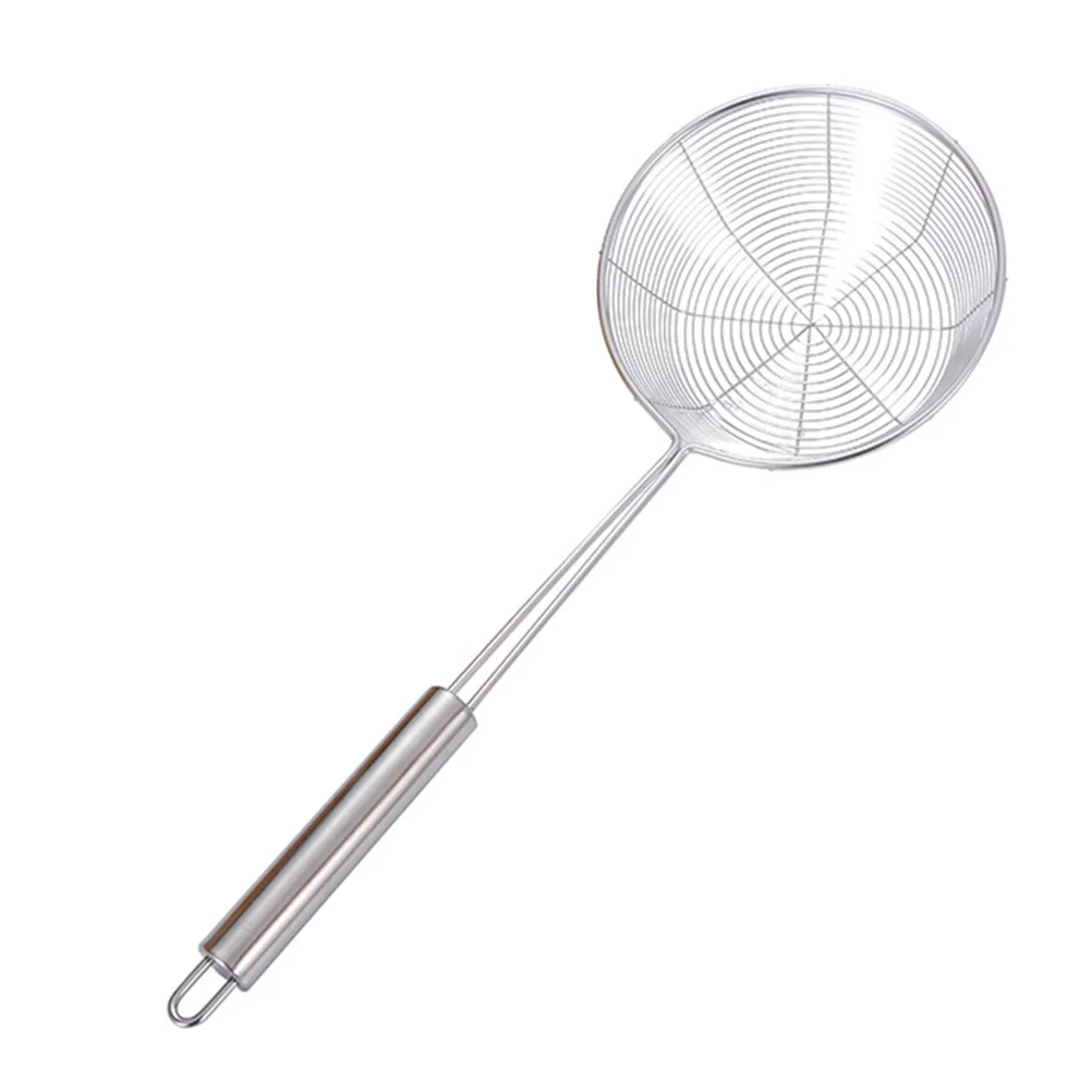 

Stainless Steel Oil Filter Strainer 14Cm Long Handle Frying Oil Strainer For Kitchen Soup Noodles Vegetables Meat Mesh