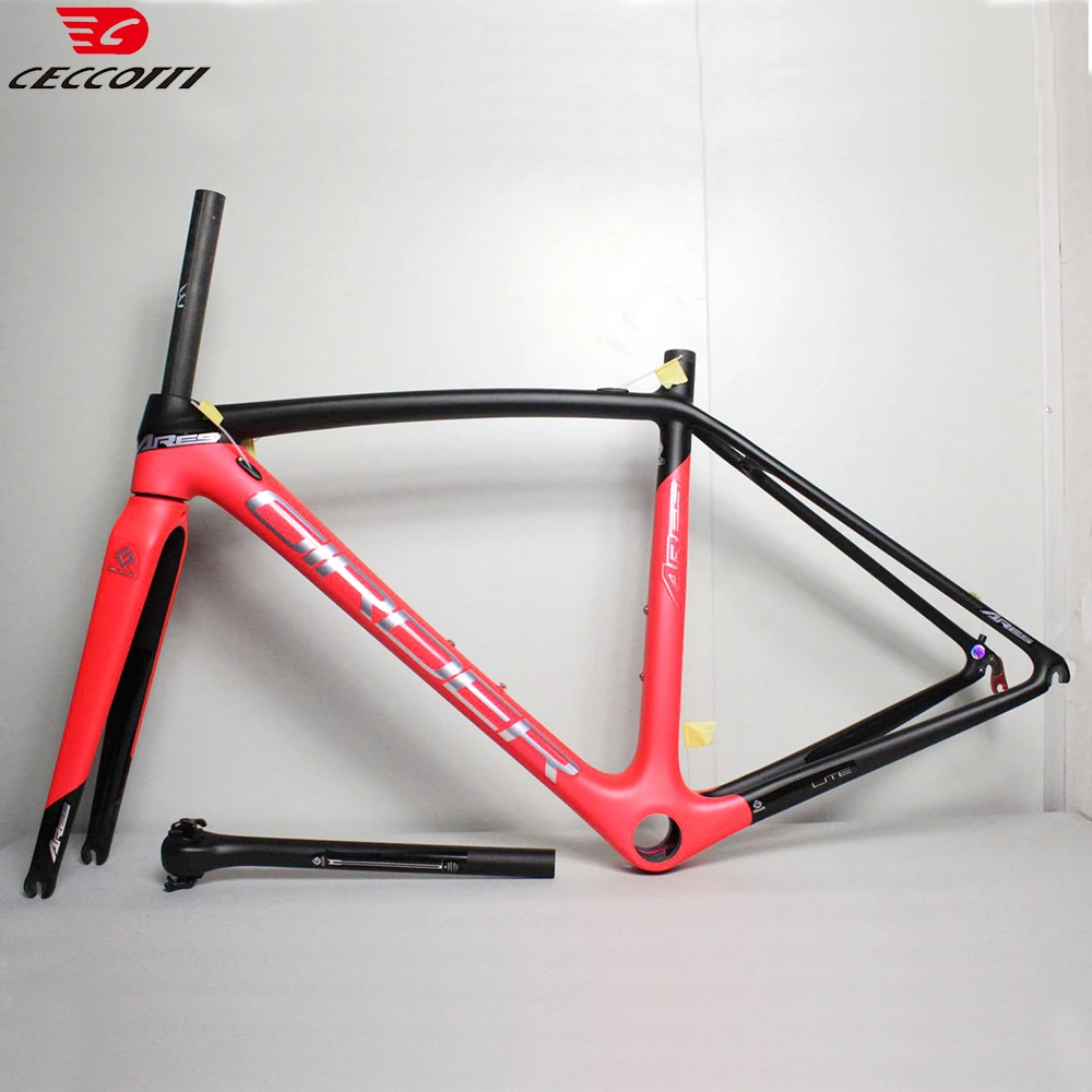 Full Carbon Bike Frame, Road Bicycle Frameset, V Brake Frame, PF30 Framework, T1000