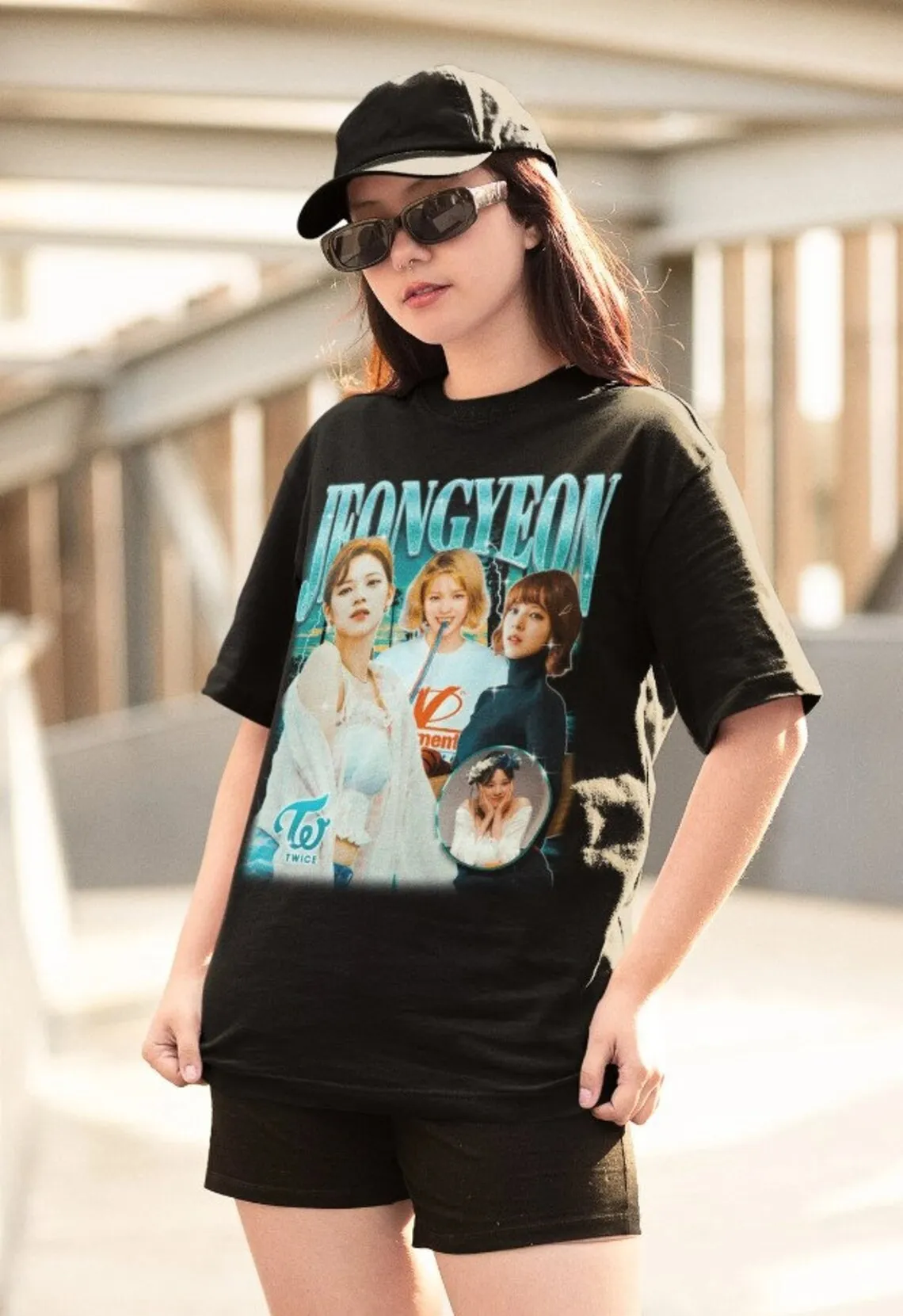 Twice Jeongyeon Retro Bootleg T-shirt - Twice Shirt - Kpop Shirt - Kpop Merch - Twice Clothing - Kpop Gift for he and him - Rap