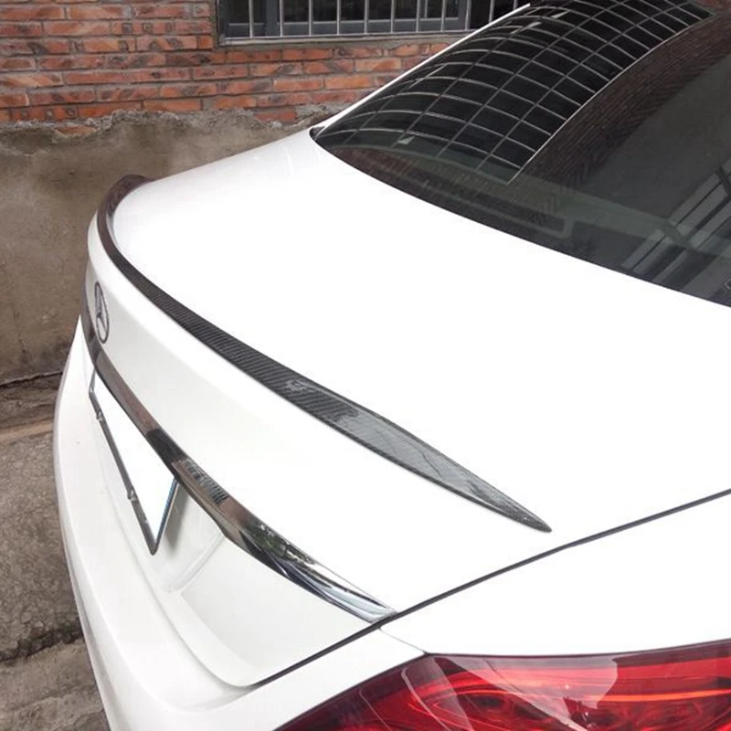 Spoiler Trunk Wing 2015-2023 FRP Forged carbon FOR Mercedes-Benz C-Class C205 W205 2Door Coupe C63 Style Carbon Fiber Rear