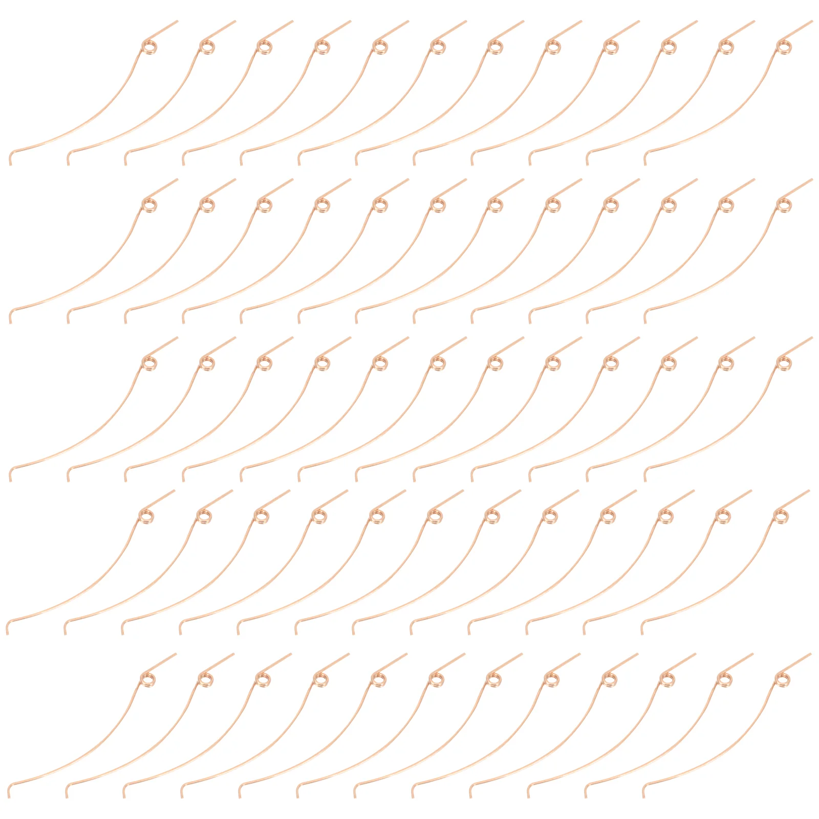 70 Pcs Piano Damper Spring Replacement Parts Hammer Butt Vertical Simple Premium Copper Professional Accessories Music