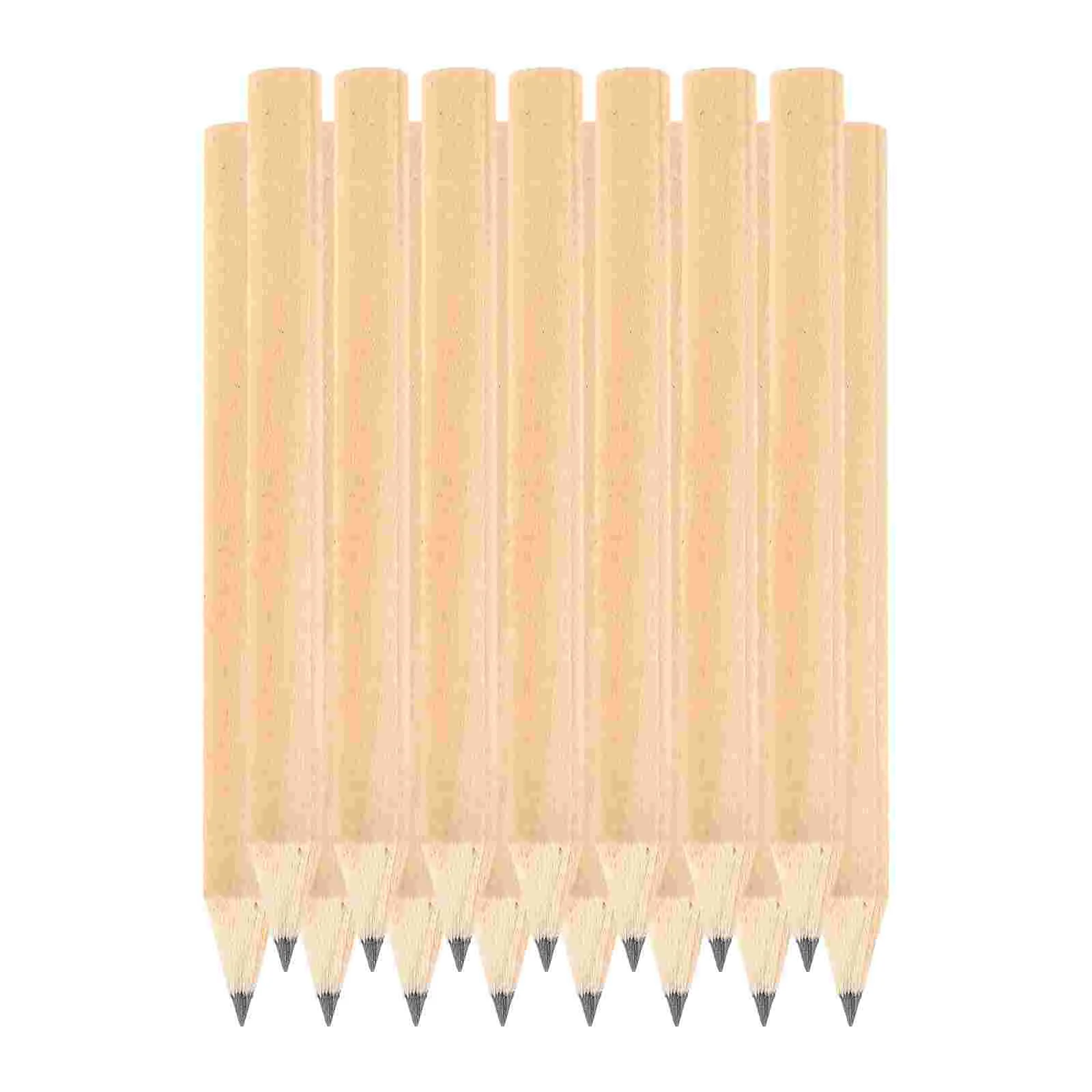 

50 Pcs Triangle Scoring Pencil Golf Pencils Small Graphite Half with Eraser