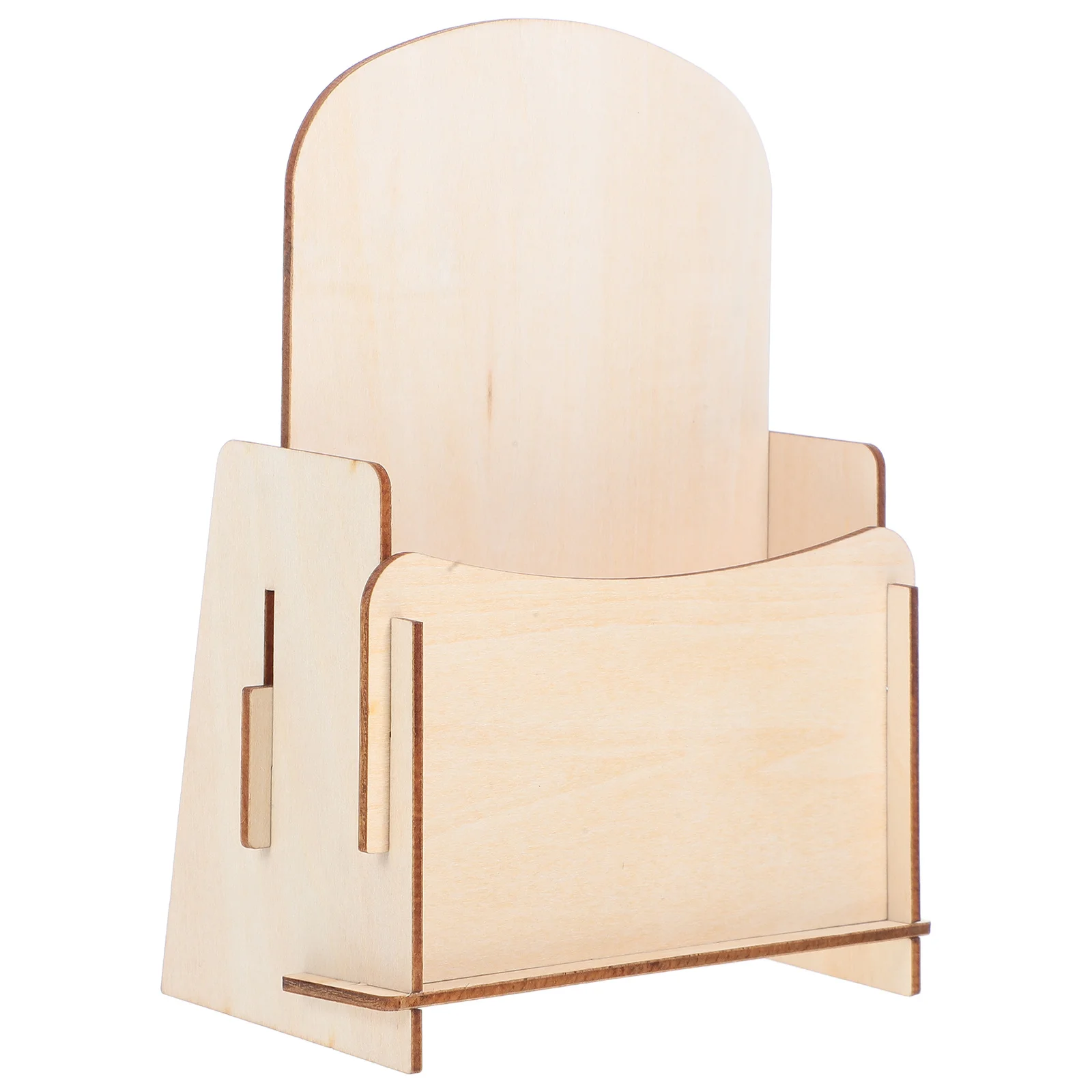 

DIY Wood Desktop Organizer Multi Functional Storage Rack for Books Magazines Letters Pens Office Home Desktop Organizer Wood