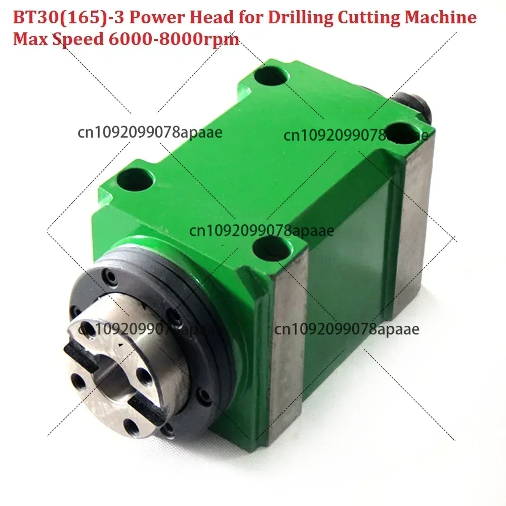 BT30 رأس الطاقة السرعة القصوى 3000 ~ 8000 دورة في الدقيقة لـ 1.5KW 2Hp وحدة الطاقة آلة أداة المغزل رئيس مملة آلة قطع الطحن