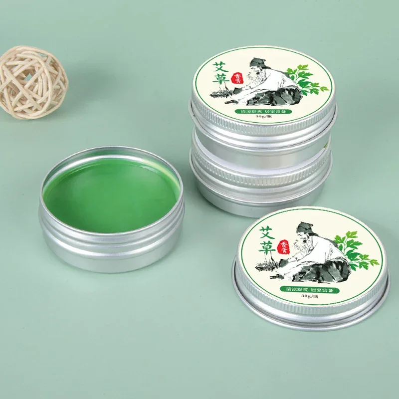 

3 Boxes Mugwort Ointment Moxa Plaster Moxibustion Anti-scald Protection Accessory Cream Repel Mosquitoes and Relieve Itching