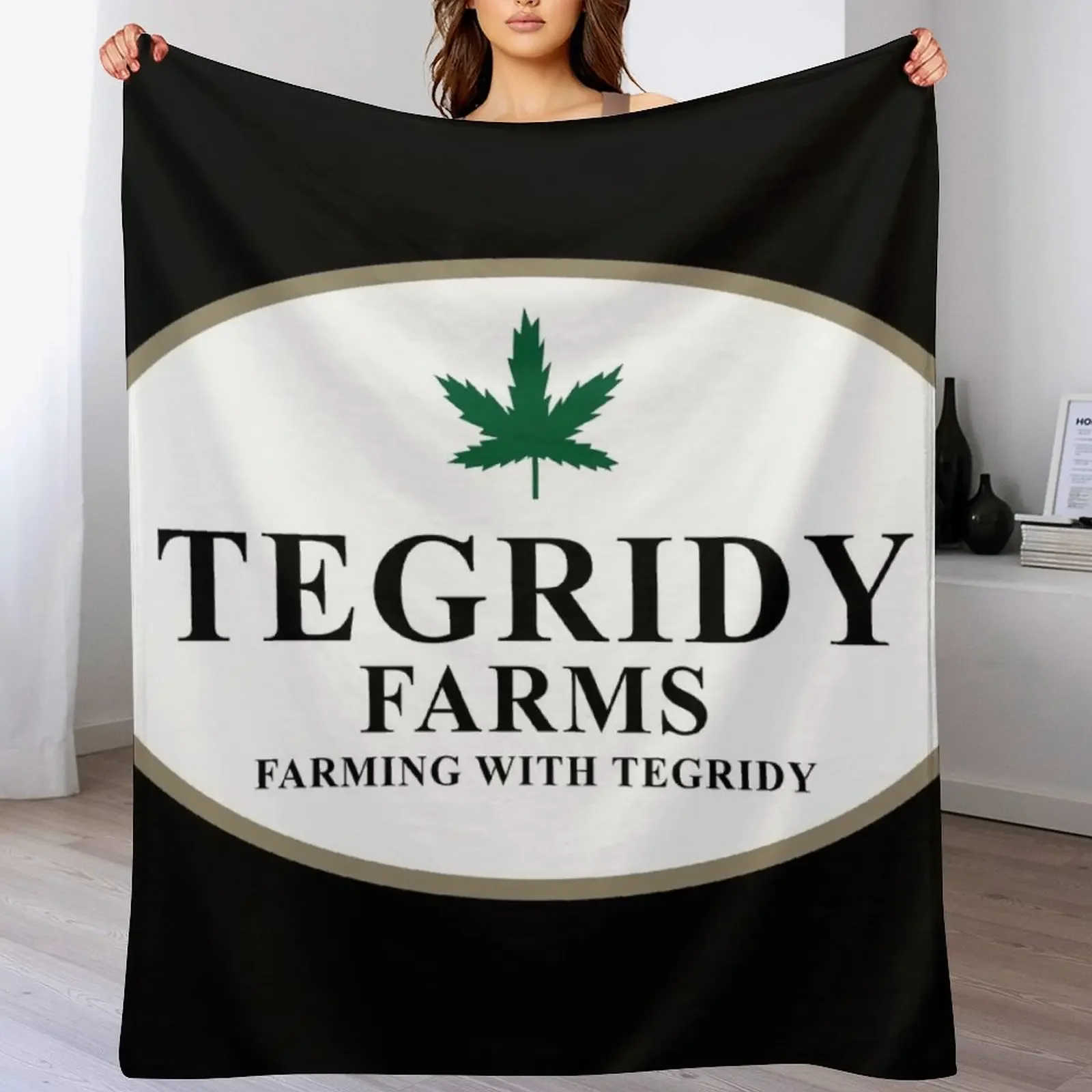

Tegridy Farms Throw Blanket Stylish Warm Blanket for Living Room Bedroom