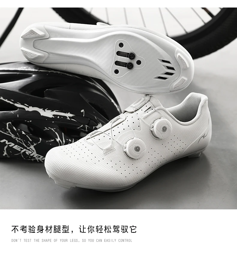 Unisex Neue Fahrradschuhe, atmungsaktiv, bequem, rutschfest, für den Straßenbereich, hochwertige MTB-Fahrradschuhe aus Gummi, professionelle, ultraleichte Fahrradschuhe – Detail 22
