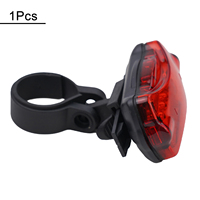 Bike Bicycle Cycling 5 LED Night Safety Flashing Rear Tail Light Lamp Waterproof Super Bright Taillight Bikes Accessories Parts