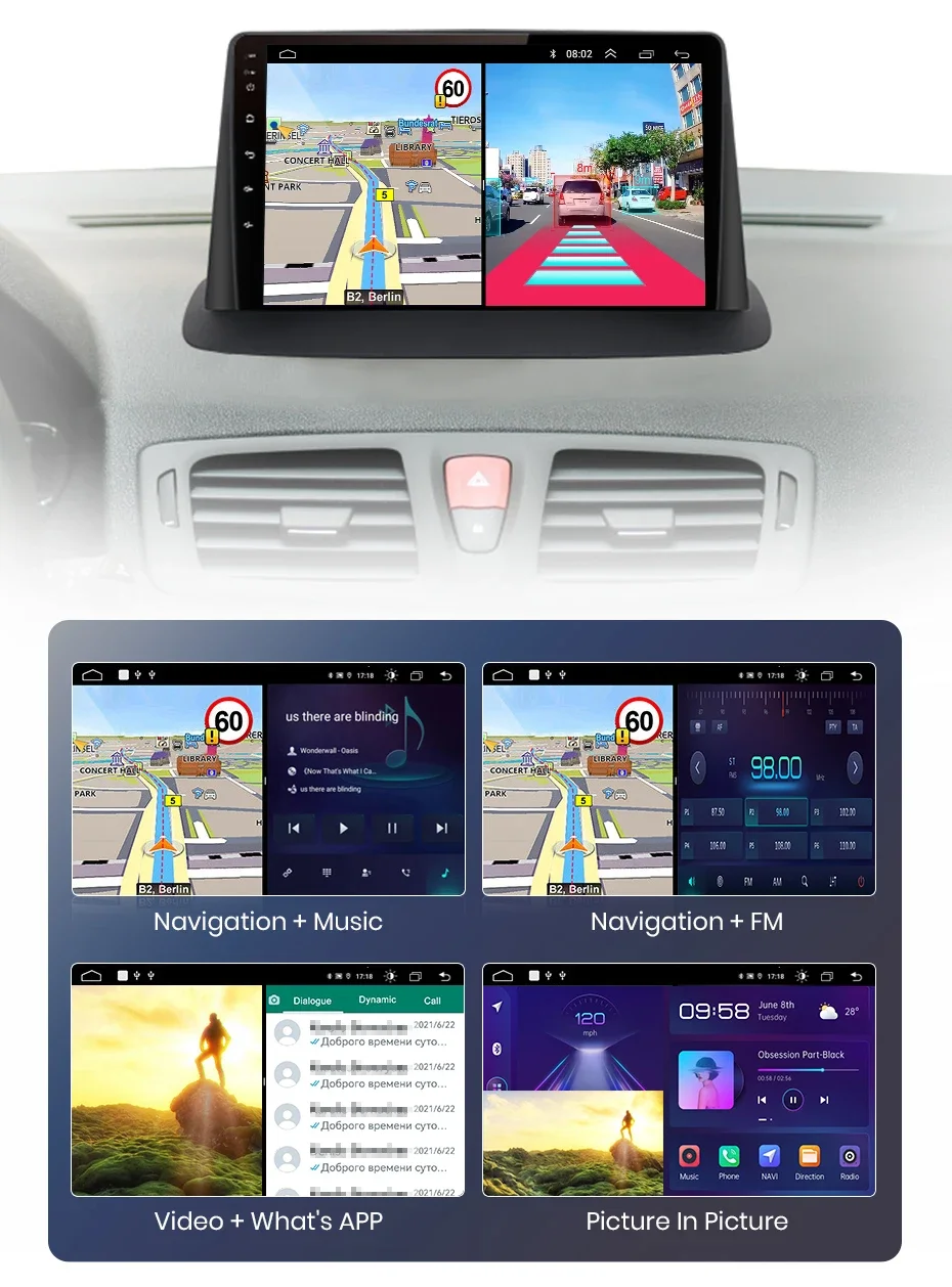 Junsun carplay android autoradio für renault megane 3 fluence samsung sm3 2011-2015 auto intelligente systeme rds 2 din autoradio – Detail 28