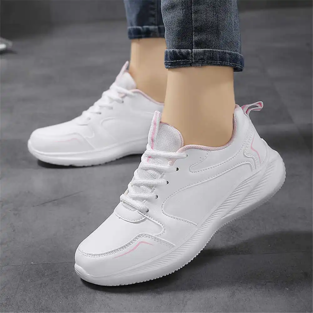 With Ties Normal Leather Brown Boots Womens Tennis Flat Shoes Womens Original Sneakers For Women Sport Tenes Mascolino