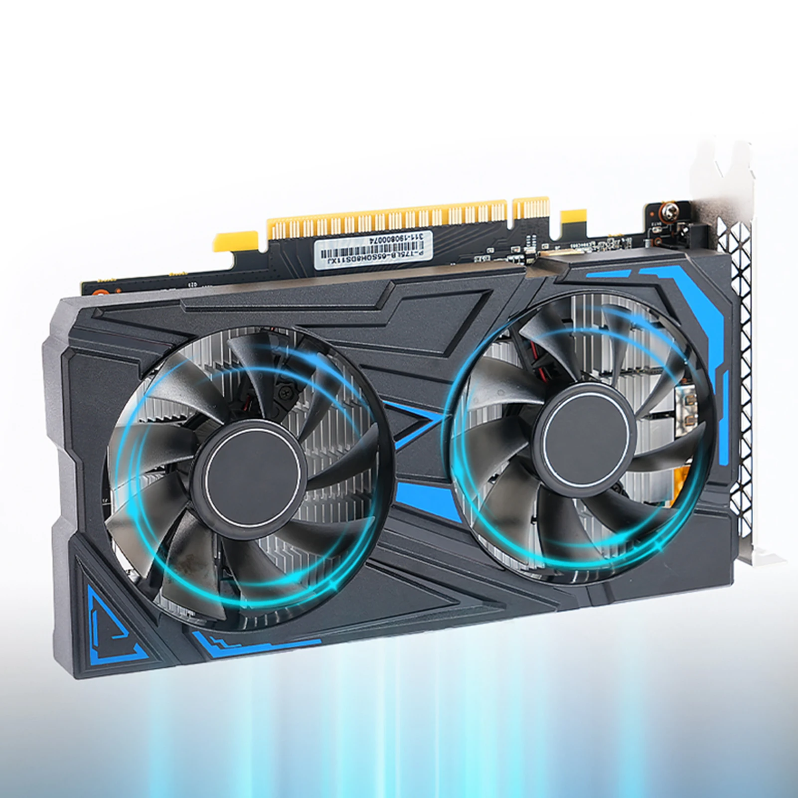 

GeForce GTX 1650 D6 OC 4GB 128Bit GDDR5 Dual Cooling Fan Graphics Card for Working Gaming Video Editing Multi-Port Low Power GPU