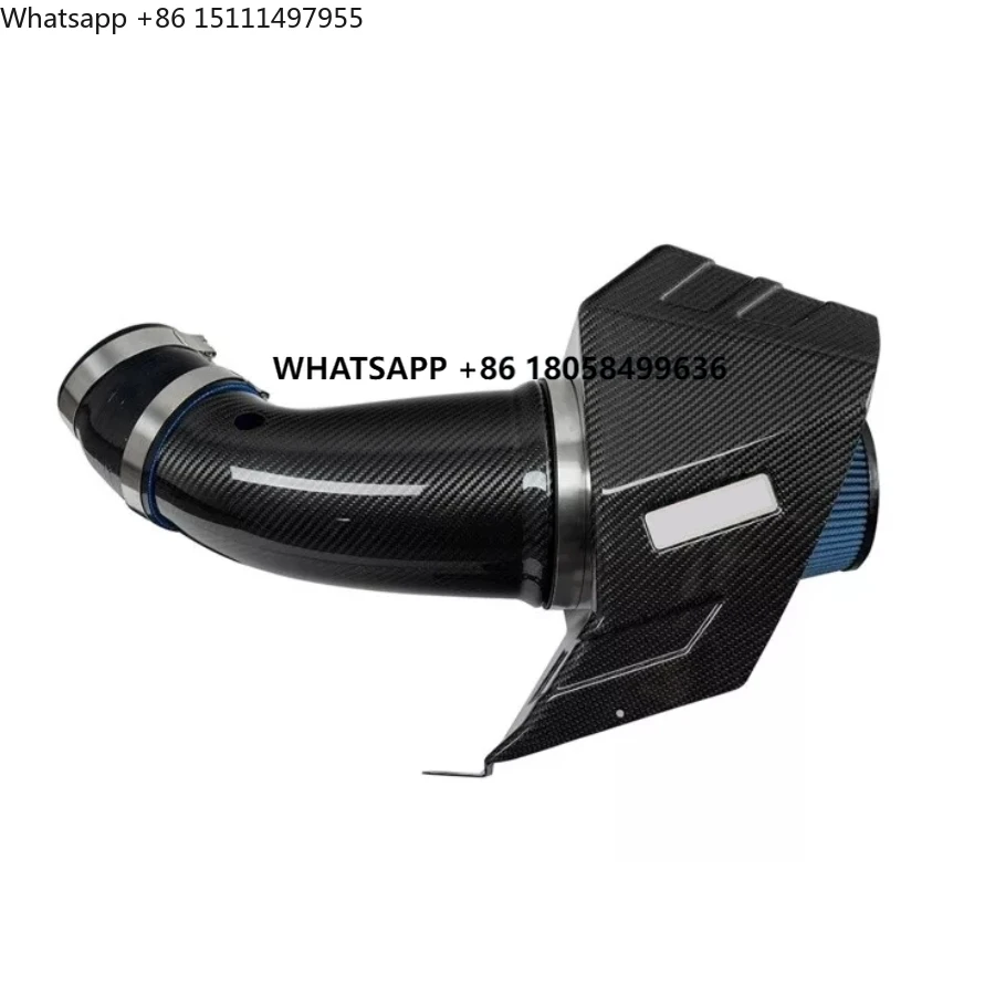 Carbon Fiber Auto Parts Factory Customized Black Glossy Carbon Car Auto Air Intake for  BW Porsche  Benz