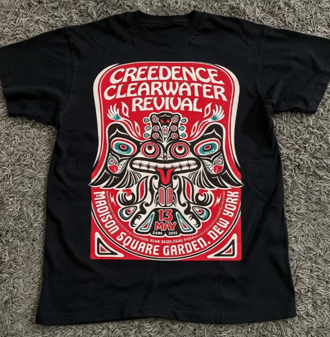 2026 Vintage 1970s Collection Garden Clear-Water-Cree-dence Reval Gift for Fan Tour Concert Album Unisex T-shirt