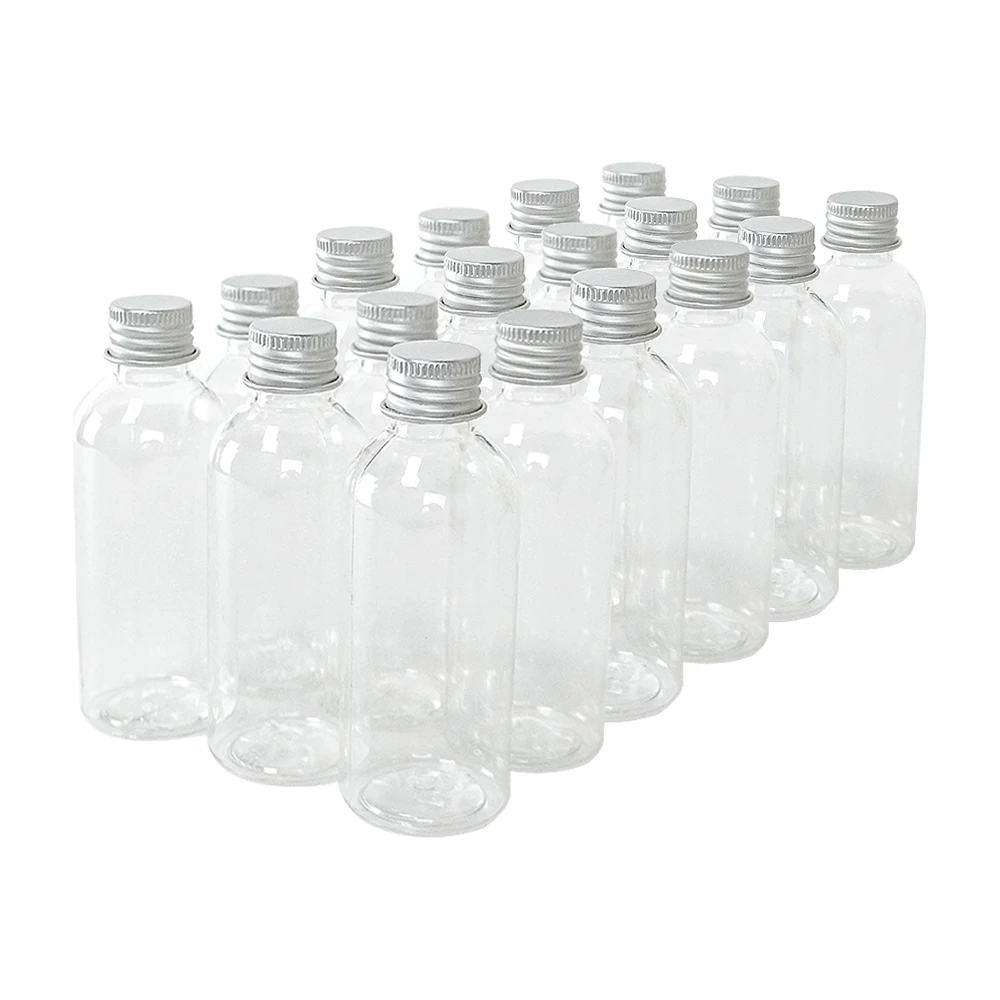 80ml Small Travel Plastic Bottle Portable Fluid Transparent Refillable Bottles Storage Jar Eco-Friendly