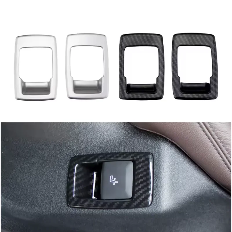 For BMW X3 G01 2018 - 2023 X4 G02 2019 - 2023 Rear Seat Adjust Button Frame Decor Cover Trim Accesories Interior Car-styling