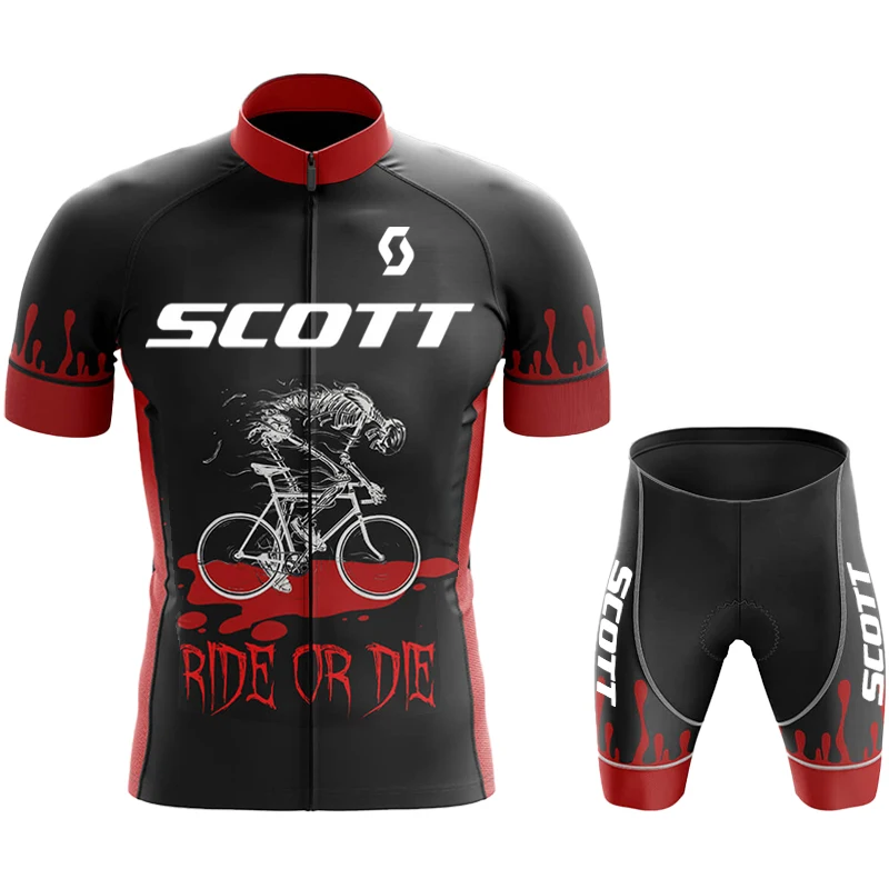 SCOTT Bicycle Jersey Sets Mountain Bike Jerseys Men\'s Cycling Uniform Man Mtb Clothing Men Cycle Wear Maillot Cyclisme Bycicle
