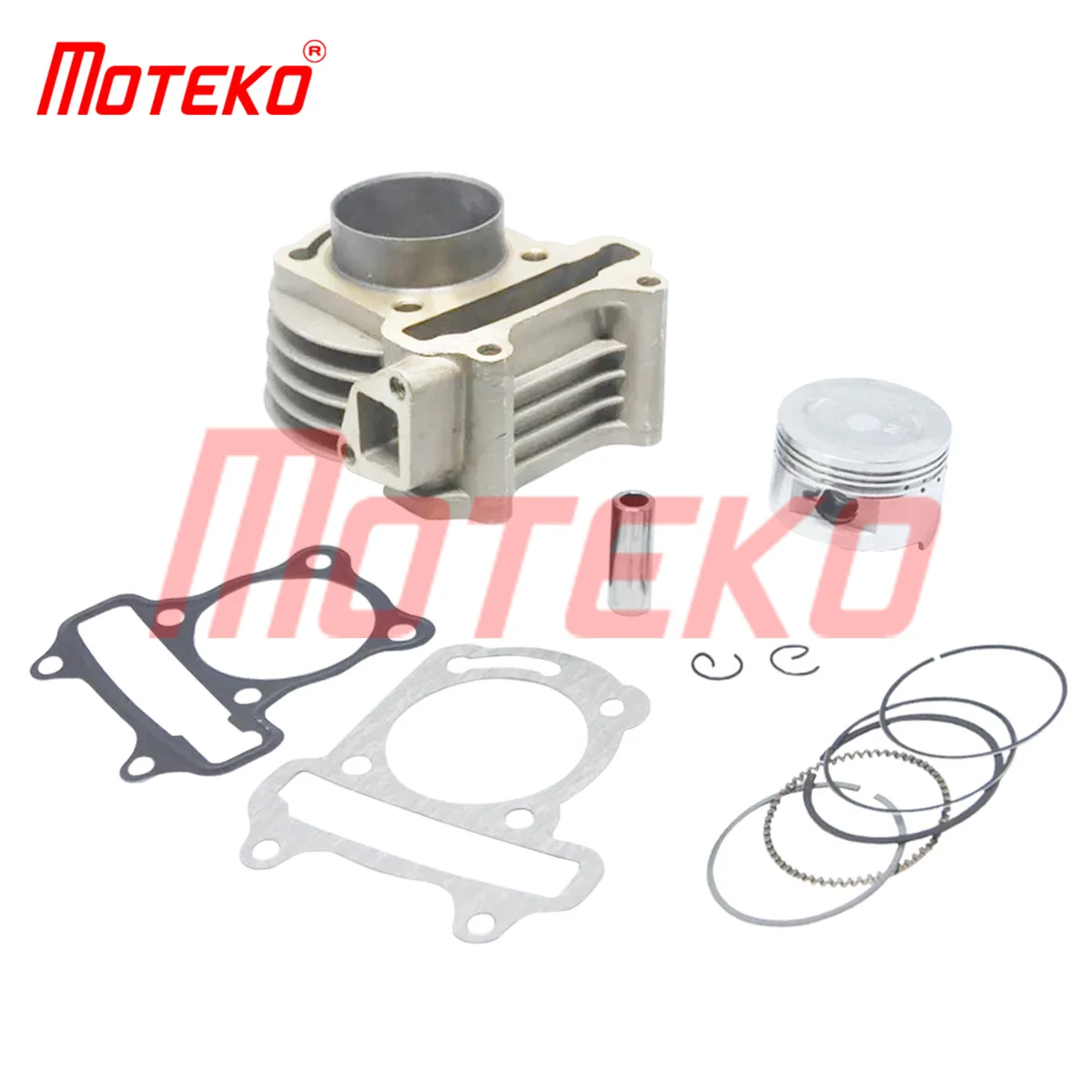 BX15090073 GY6 50CC 39MM BORE CYLINDER AND PISTON KIT 13MM PIN 4T SCOOTER ENGINE PARTS FOR 139QMB CHINESE SCOOTERS ATV GO KART