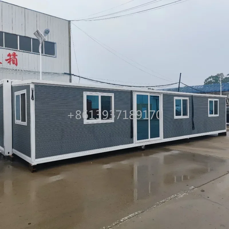 Standard Light Steel 20Ft 40Ft Container House 4 Bedrooms Prefabricated Folding Container House Mobile House Easy To Build