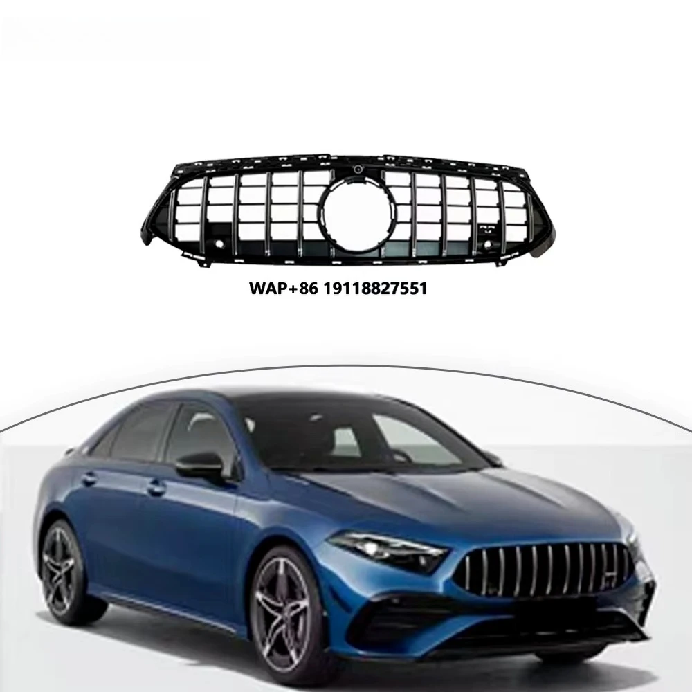 

High Quality PP Car Center Grille for a Class W177 Gt Grille 2023y+ 35 Car Front Bumper Hood Grille