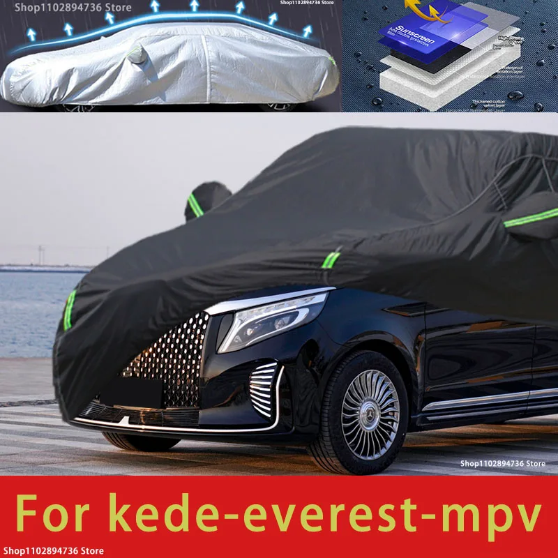 

For Kade Everest Fit Outdoor Protection Full Car Covers Snow Cover Sunshade Waterproof Dustproof Exterior black car cover