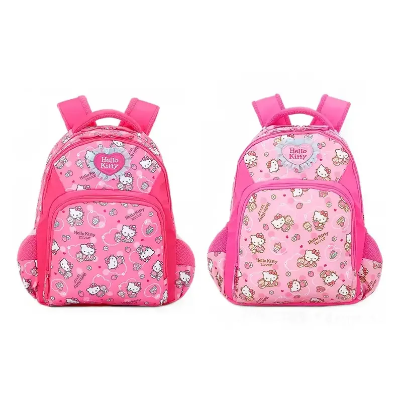 

Sanrioed Anime Hello Kitty Large Capacity Backpack Cute Children Cartoon Student Stationery Shoulder Bag Gift for Friend