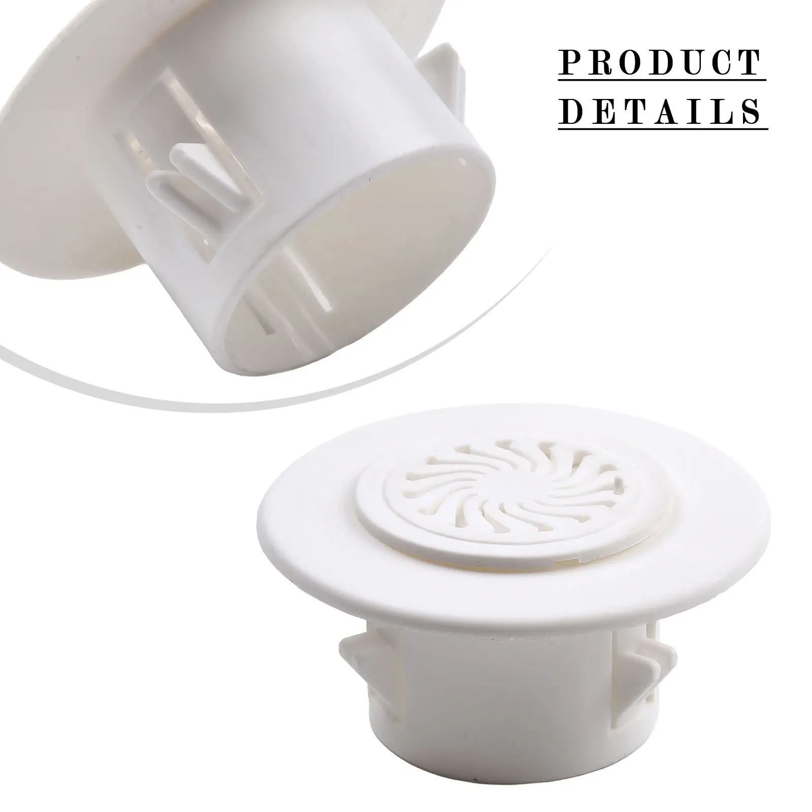 Ventilation Parts Grille Cover 1PC Non toxic White Plastic 40mm 100mm Air Vent Grille Parts For Air Vent Grille