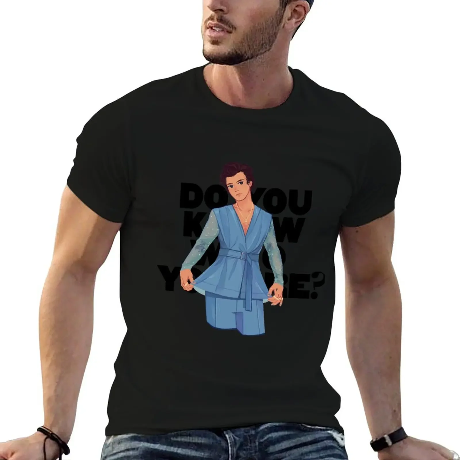 DYKWYA Drawing by crurulbys. T-Shirt quick-drying graphics Blouse men clothings