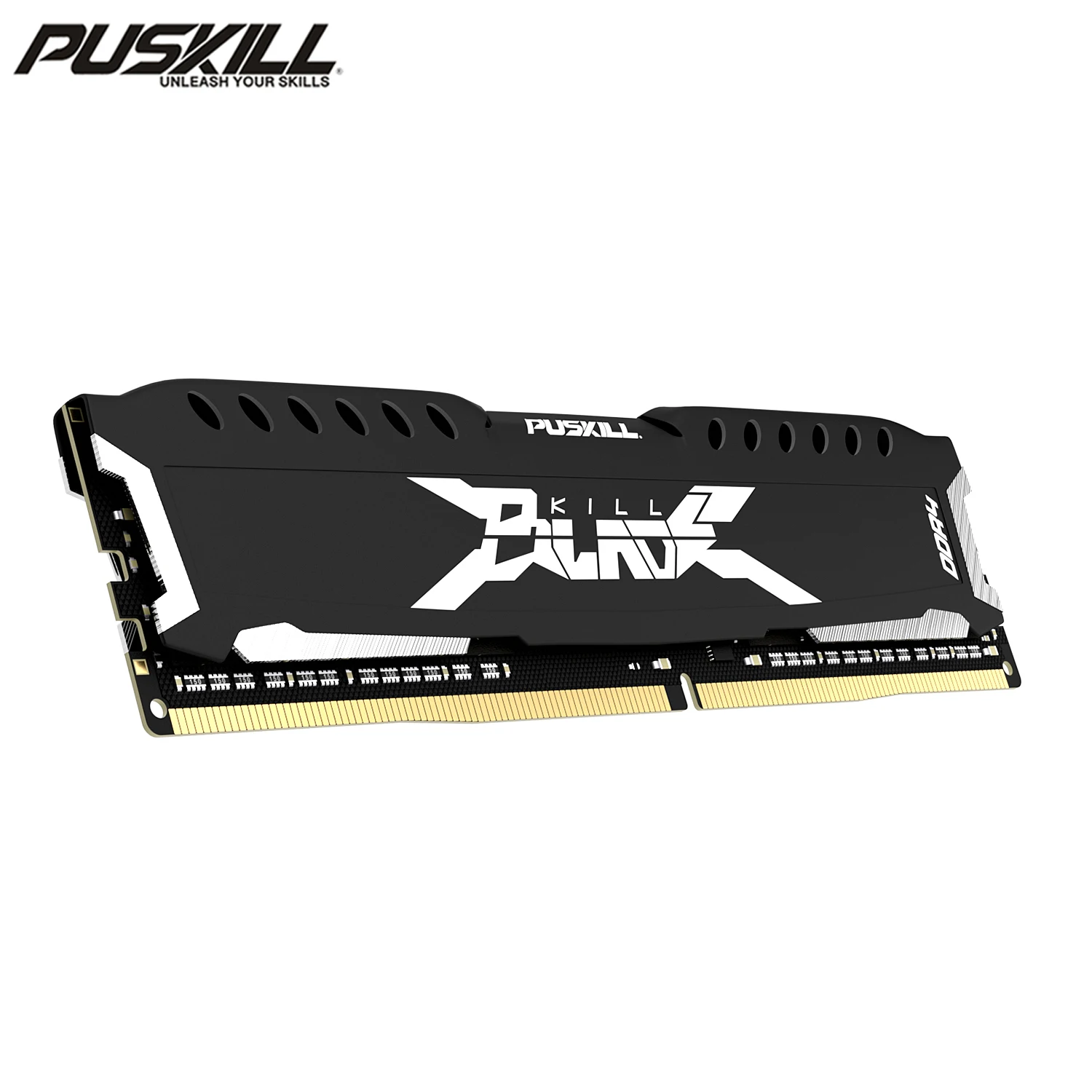 PUSKILL DDR4 16 Go 3200 MHz PC4 RAM CL22 1,2 V, mémoire pour ordinateur de bureau, idéale pour les jeux et les calculs haute performance, compatible avec Intel et AMD.