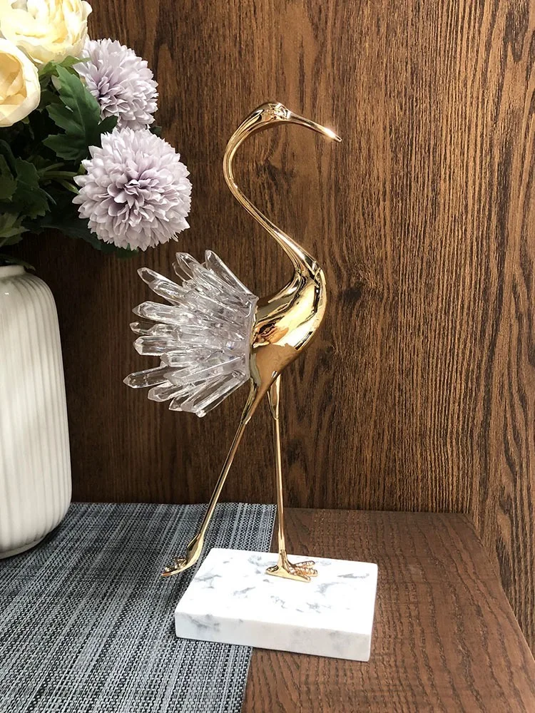 ديكور سطح المكتب ديكور منزلي ذهبي حلي فاخرة إكسسوارات منزلية ديكور