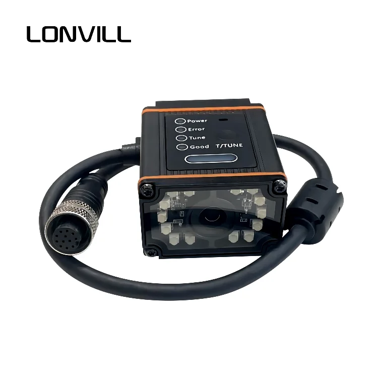 

LONVILL Reader Industrial Barcode Reader Ethernet Fixed Mount Qr Code Scanner,2d Industrial Barcode Scanner For Sale