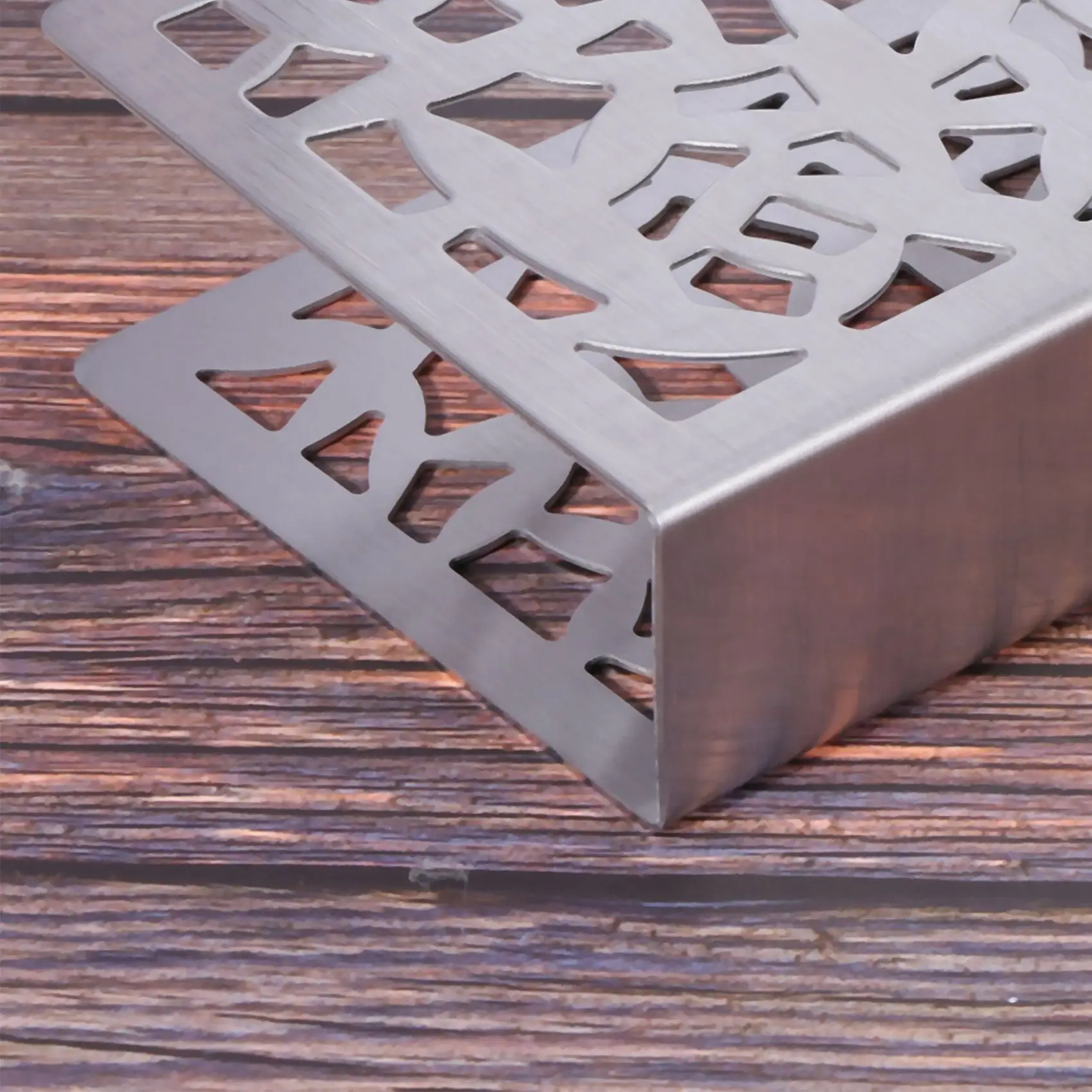 AB47-3X Napkin Holder Stainless Steel Tabletop Napkin Holder Paper Towel Rack Metal Upright Napkin Holder