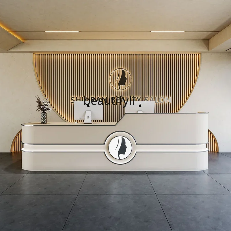 182C Beauty salon front desk Acne Dental hospital reception desk Barber shop checkout page Clothing mall counter