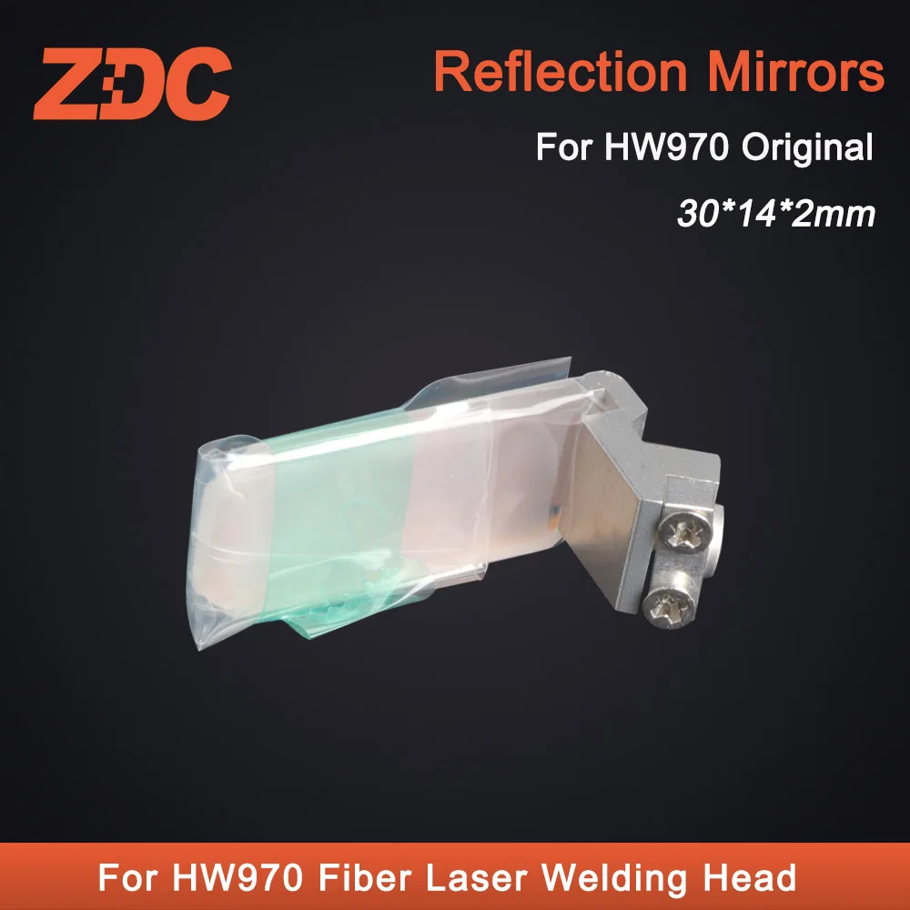 Espelhos Originais da Reflexão com Suporte Cabeça da Soldadura do Laser da Fibra Hw970 30*14*2 mm